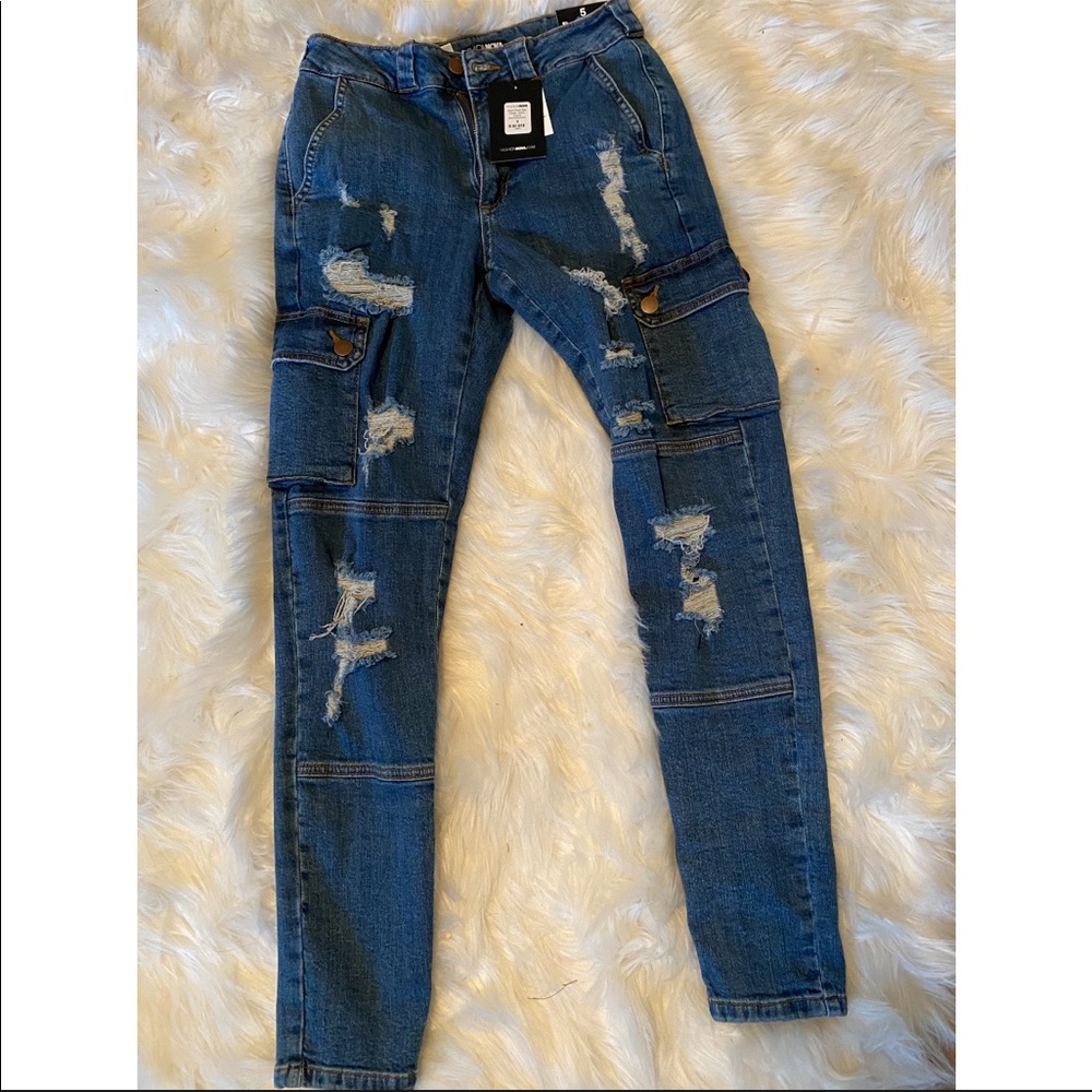 Fashion nova cargo jeans